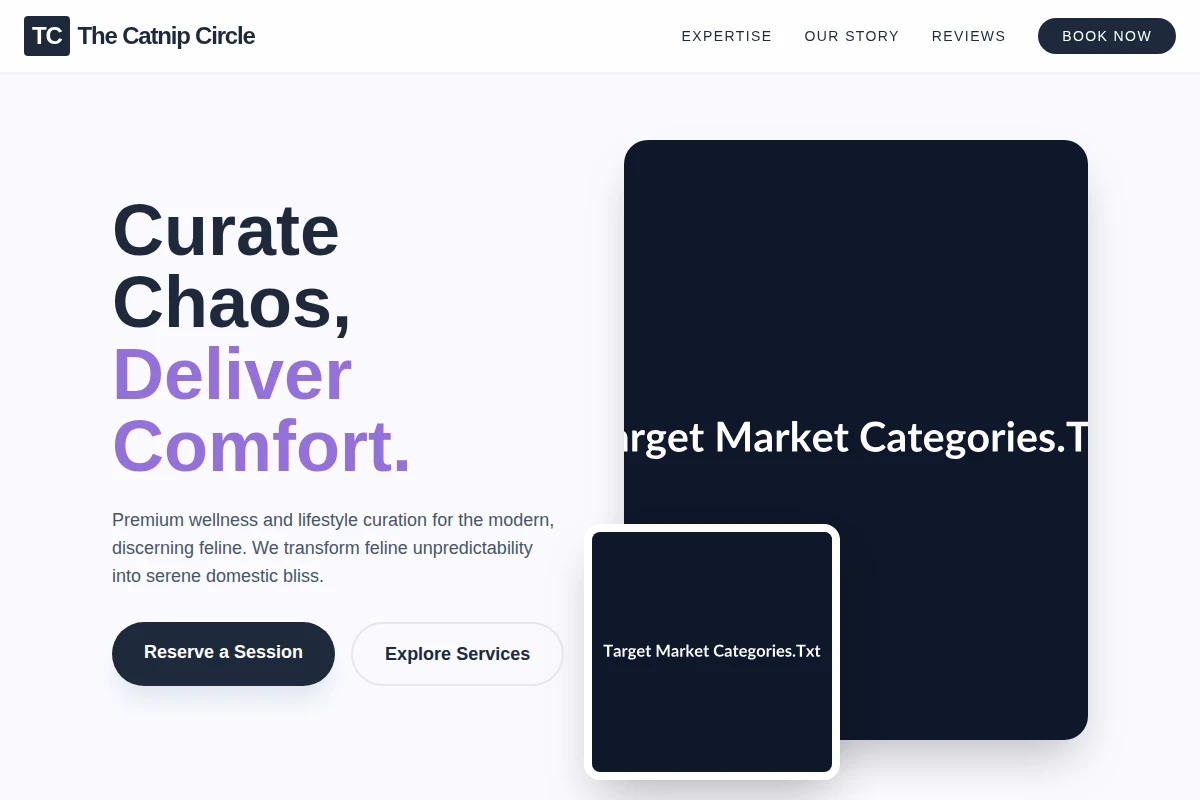 Pounce Target Market Categories.Txt