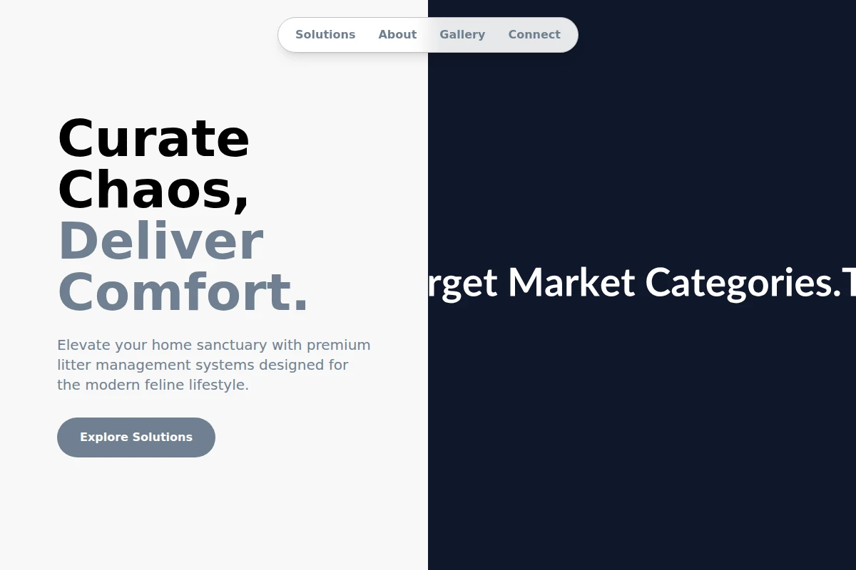 Litter-Box Target Market Categories.Txt