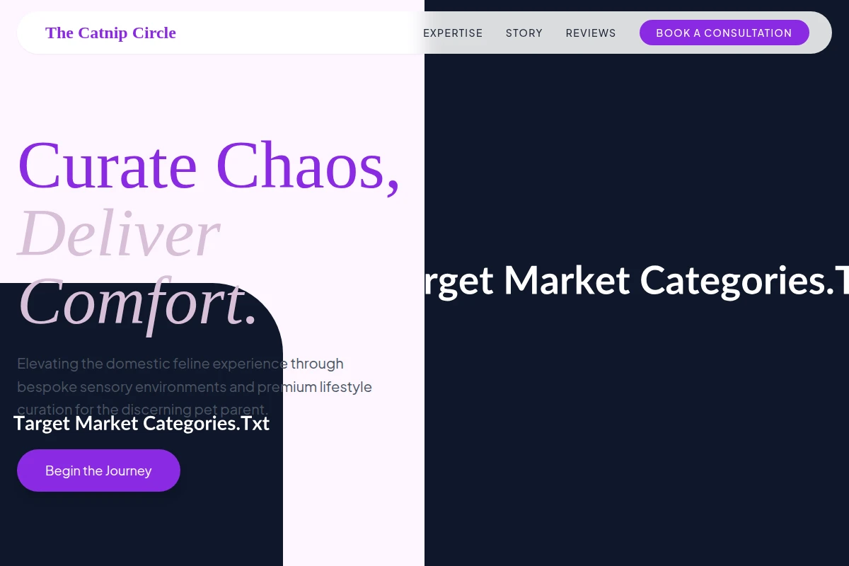 Stalk Target Market Categories.Txt