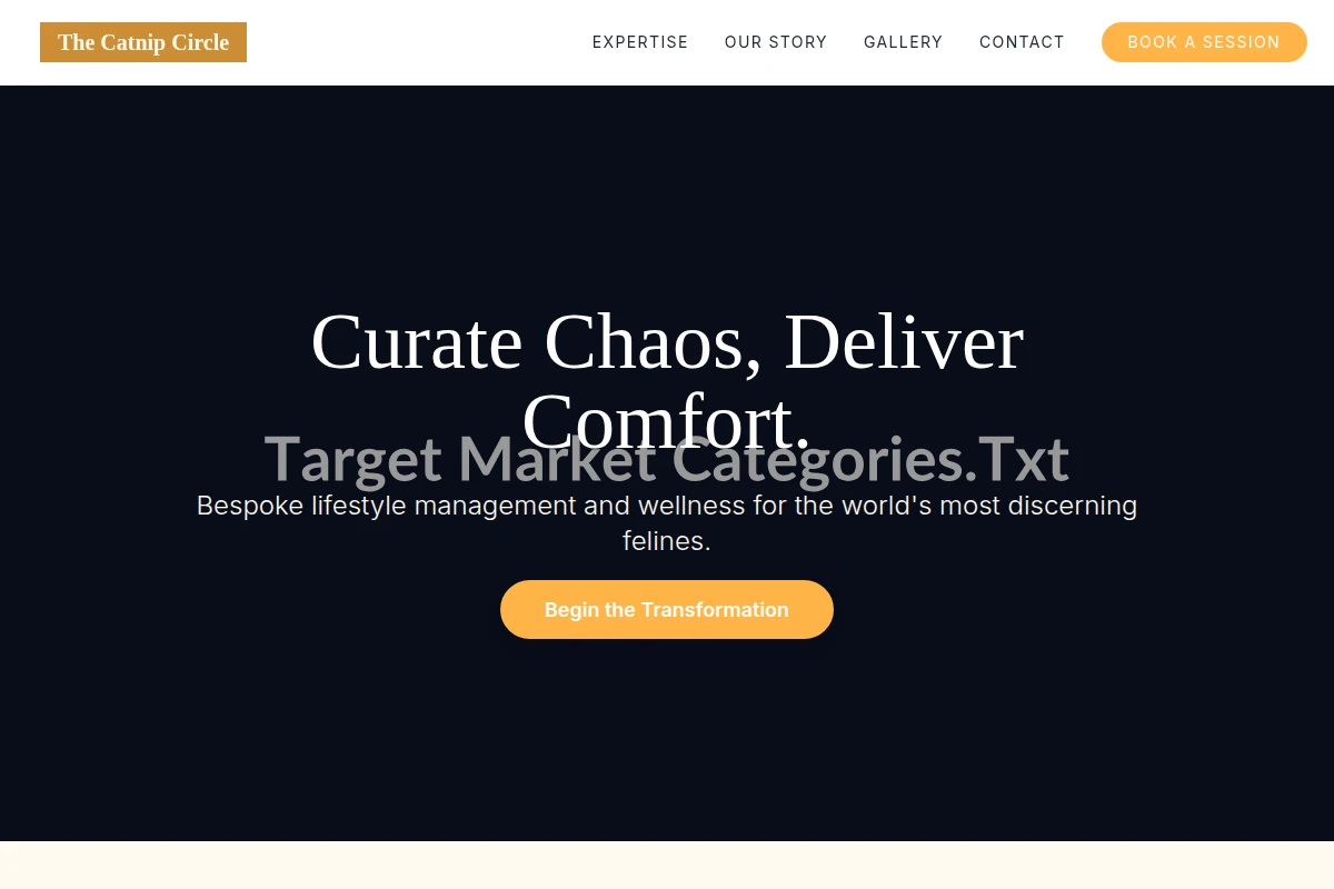 Mew Target Market Categories.Txt