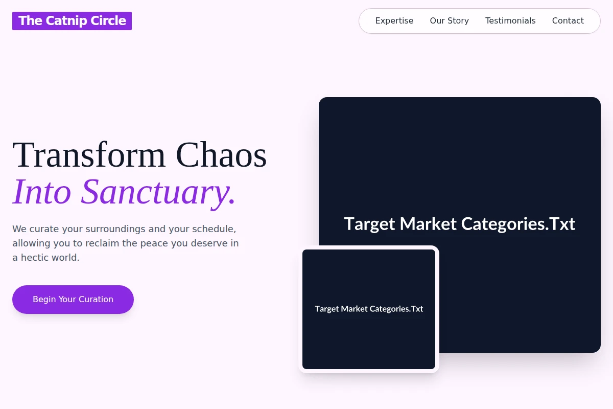 Bengal Target Market Categories.Txt
