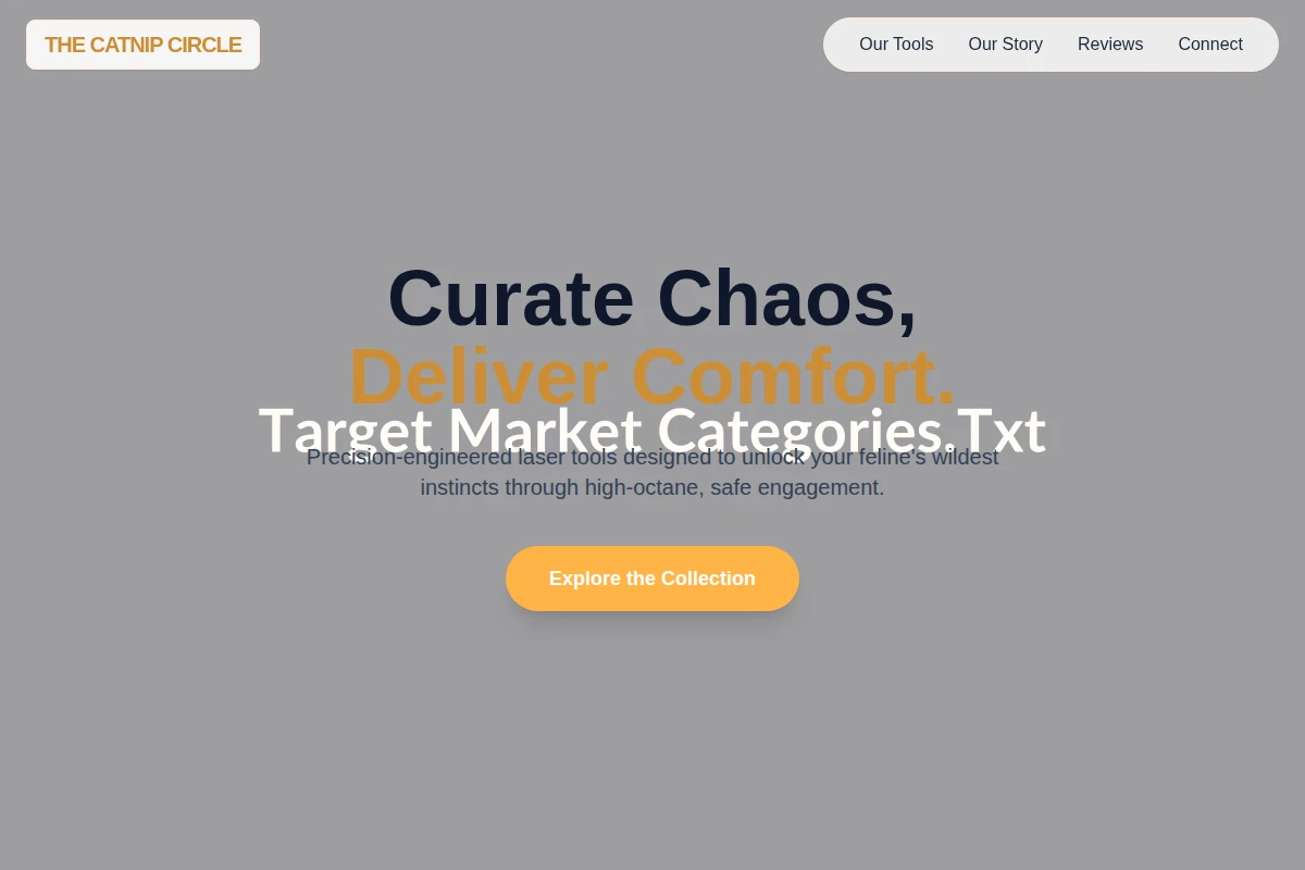 Laser-Pointer Target Market Categories.Txt