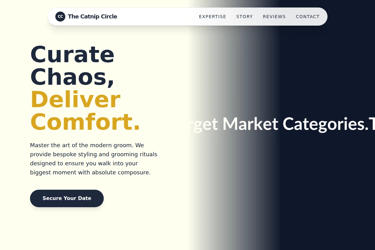 Groom Target Market Categories.Txt