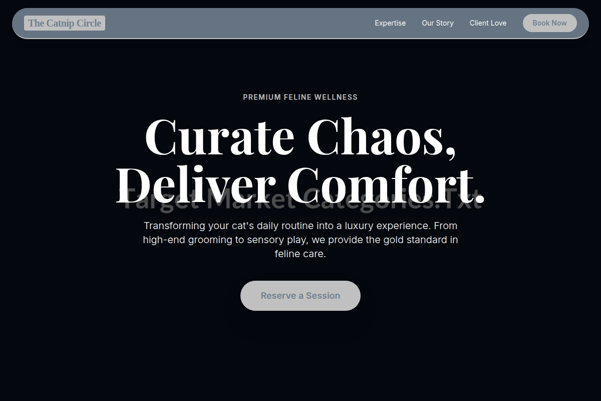 Slow-Blink Target Market Categories.Txt